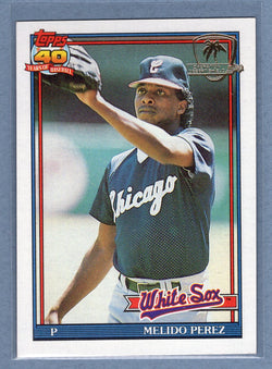 1991 Topps Desert Shield #499 Melido Perez  NM  GO500