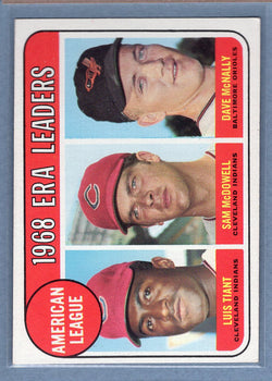 1969 Topps #7 A.L. ERA Leaders (a) EX  GOYY3
