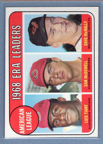 1969 Topps #7 A.L. ERA Leaders (a) EX  GOYY3