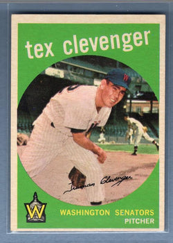 1959 Topps #298 Tex Clevenger EX-MT  GO176