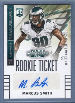 2014 Panini Contenders Rookie Ticket Marcus Smith Auto