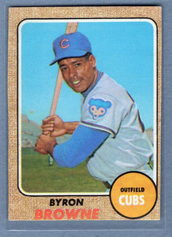 1968 Topps #296 Byron Browne EX-MT  GO588