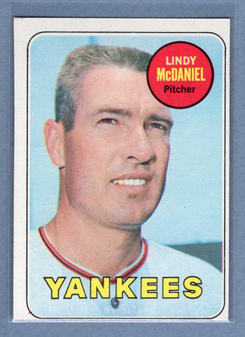 1969 Topps #191 Lindy McDaniel (a) EX-MT  GOWAYY
