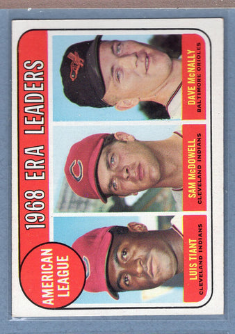 1969 Topps #7 A.L. ERA Leaders (b) EX-MT  GOYY3