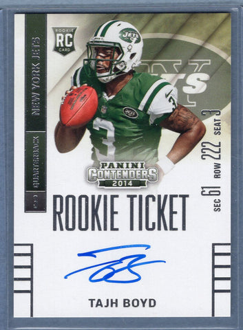 2014 Panini Contenders Rookie Ticket Tajh Boyd Auto