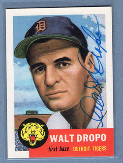 1991 Topps Archives #121 Walt Dropo Autograph Auto signed