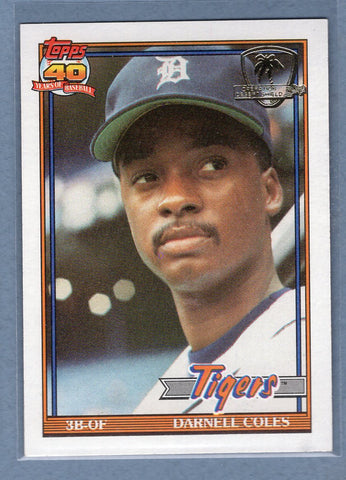 1991 Topps Desert Shield #506 Darnell Coles  NM  GO500