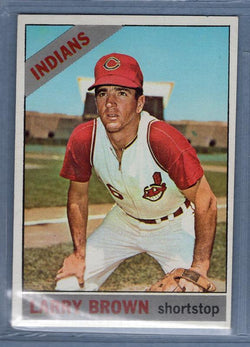 1966 Topps #16 Larry Brown EX-MT  GO466