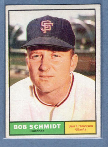 1961 Topps #31 Bob Schmidt VG-EX     GO100
