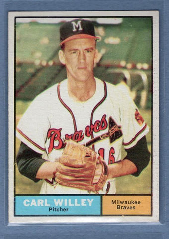 1961 Topps #105 Carl Willey EX   GO269