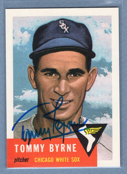 1991 Topps Archives #123 Tommy Byrne (a) Autograph Auto signed