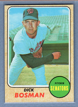 1968 Topps #442 Dick Bosman (a)  EX-MT  GO550