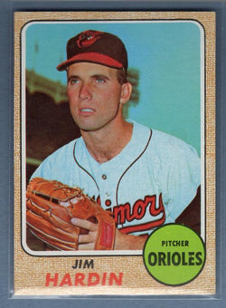 1968 Topps 222 Jim Hardin VG-EX SET BREAK