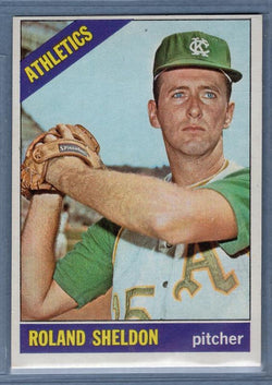 1966 Topps #18 Roland Sheldon EX-MT  GO466