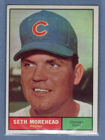 1961 Topps #107 Seth Morehead EX   GO269