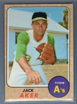 1968 Topps 224 Jack Aker VG-EX SET BREAK