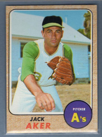 1968 Topps 224 Jack Aker VG-EX SET BREAK
