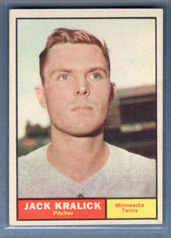 1961 Topps #36 Jack Kralick VG-EX     GO100