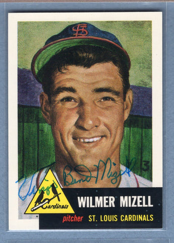 1991 Topps Archives #128 Vinegar Bend Mizell Autograph Auto signed