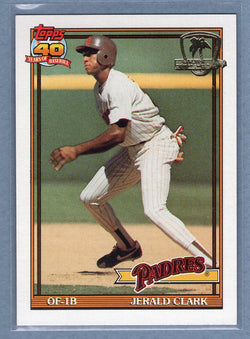 1991 Topps Desert Shield #513 Jerald Clark  NM  GO500