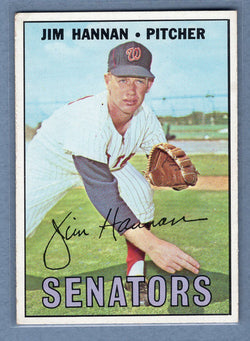 1967 Topps #291 Jim Hannan EX  GO215