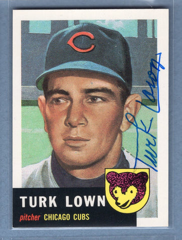 1991 Topps Archives #130 Turk Lown Autograph Auto signed