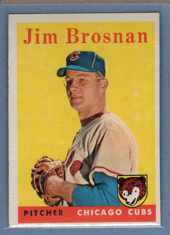 1958 Topps #342 Jim Brosnan (mk) (a) VG  GO501