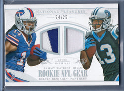 2014 Panini National Treasures Rookie Grear Sammy Watkins Kelvin Benjamin 24/25