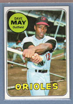 1969 Topps #113 Dave May  EX-MT  GOYY3