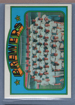 1972 Topps #106 Milwaukee Brewers (b) EX-MT  GO544