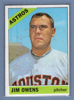 1966 Topps #297 Jim Owens (st) VG  GO301