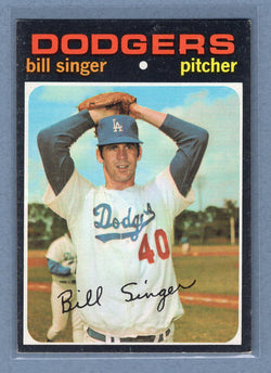 1971 Topps #145 Bill Singer (a) EX  GO950