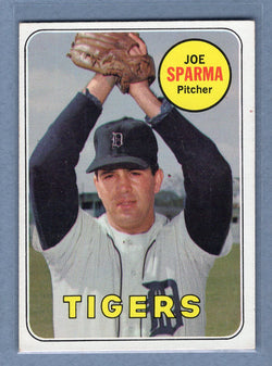 1969 Topps #488 Joe Sparma  EX-MT  GO700
