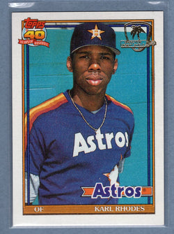 1991 Topps Desert Shield #516 Karl Rhodes  NM  GO500