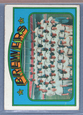 1972 Topps #106 Milwaukee Brewers (C) VG-EX  GO544