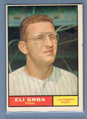 1961 Topps #121 Eli Grba EX   GO269