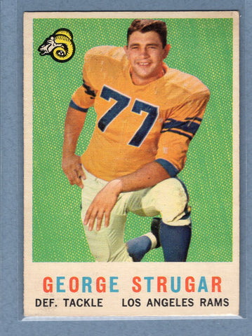1959 Topps #121 George Strugar (b) EX  GO801