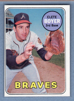1969 Topps #489 Clete Boyer (b) EX  GO700