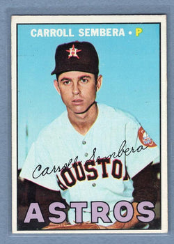1967 Topps #136 Carroll Sembera EX  GO225
