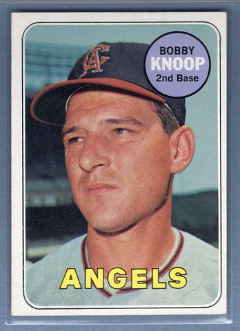 1969 Topps #445 Bobby Knoop NM-MT Set Break WA WA