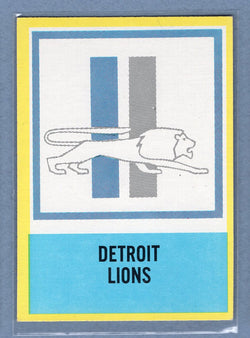 1967 Philadelphia #72 Detroit Lions  EXGO71