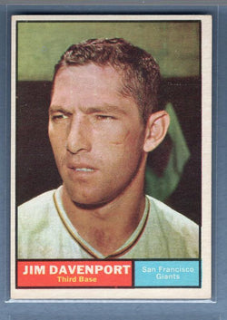 1961 Topps #55 Jim Davenport VG-EX     GO100