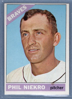 1966 Topps #28 Phil Niekro (HOF) EX-MT  GO466