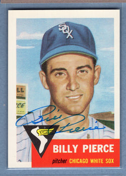 1991 Topps Archives #143 Billy Pierce Autograph Auto signed