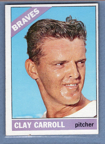 1966 Topps #307 Clay Carroll EX  GO301