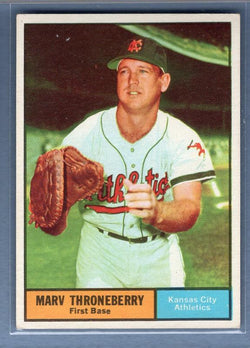 1961 Topps #57 Marv Throneberry VG-EX     GO100