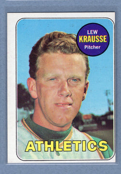 1969 Topps #23 Lew Krausse EX  GO572