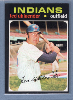 1971 Topps #347 Ted Uhlaender  (b) EX-MT  GO550