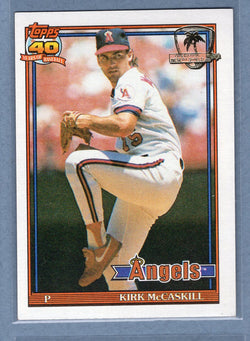 1991 Topps Desert Shield #532 Kirk McCaskill  NM  GO500