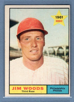 1961 Topps #59 Jim Woods VG-EX     GO100